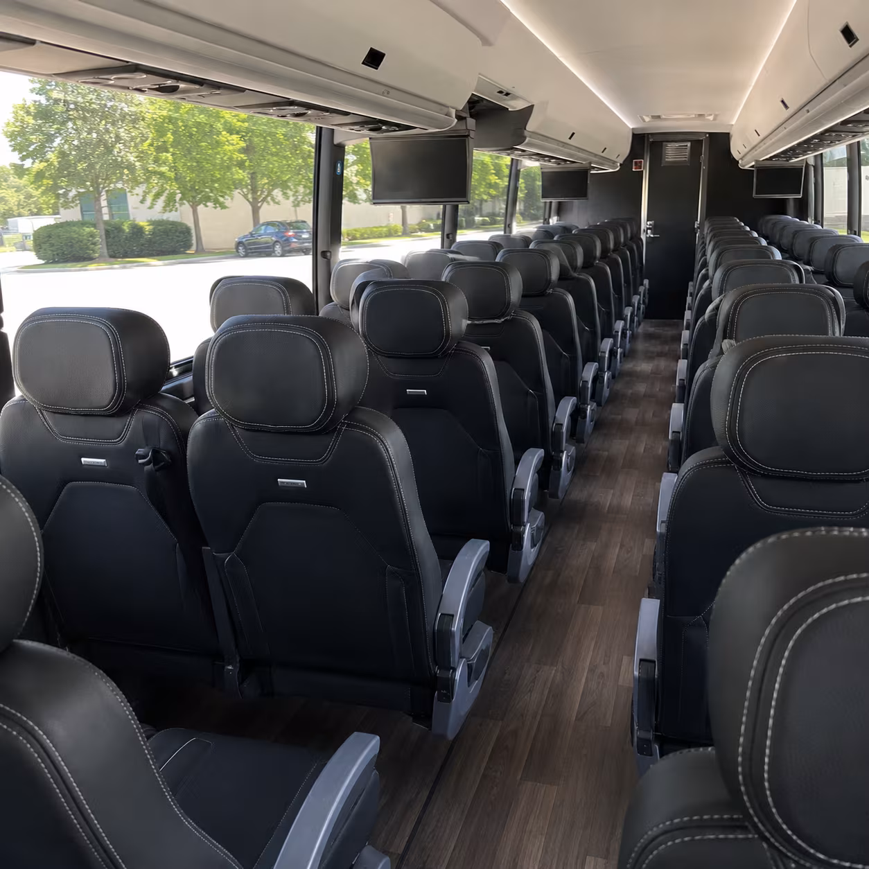 farmington hills charter bus interior gallery