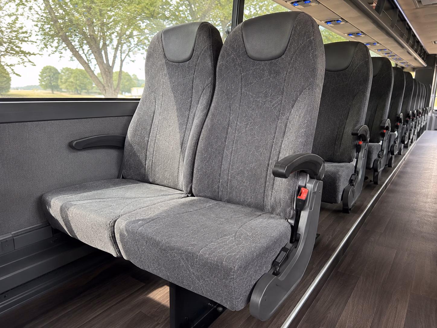 farmington hills charter bus interior